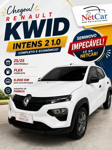 Renault Kwid Intense 1.0 Flex 12V 5P Mec. 2025