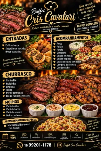 Buffet Cris Cavalari