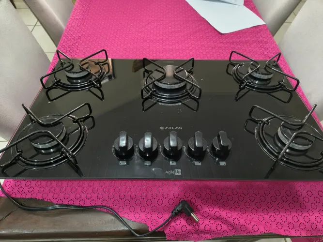 Fogão Cooktop 5 bocas atlas