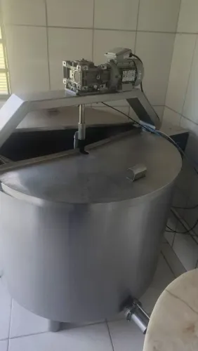 Tanque para fabricação de Queijo 500 litros elétrico trifásico