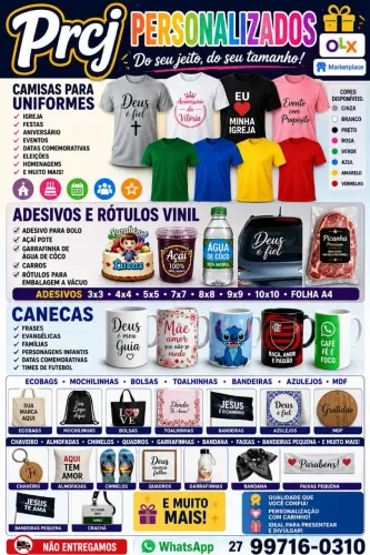 Produtos personalizados