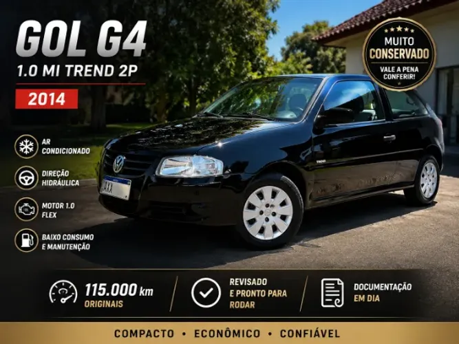 Volkswagen Gol Geração VI City 1.0 8V MI Total Flex 2P 2014