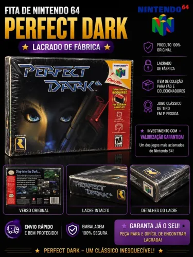 Perfect Dark Nintendo 64 *LACRADO DE FABRICA*