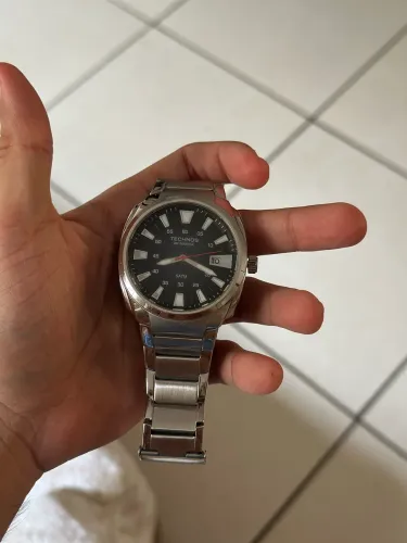 Relógio Technos Skymaster Prata 