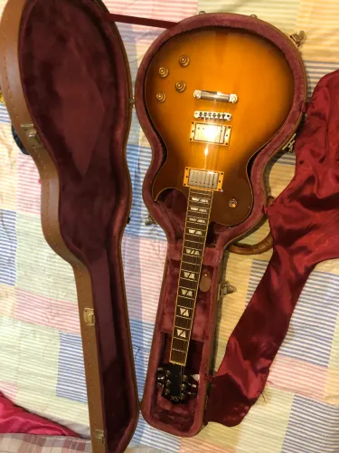 Baixou o Preço! ? SX LES PAUL GG1 CHERRY BURST ESCURO + HARD CASE | TIMBRE PESADO ?