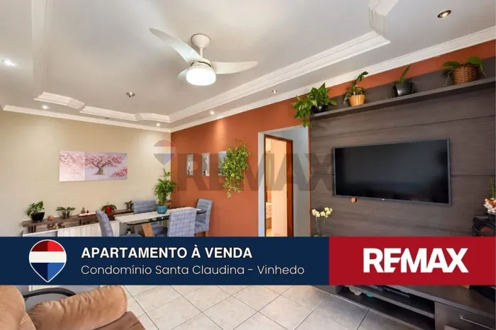 Apartamento 2 dormitórios 1 suíte 75m² a venda no Santa Claudina - Vinhedo/SP