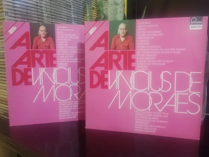 LP Duplo A Arte de Vinícius de Moraes | 2 Discos | Edição Fontana Special