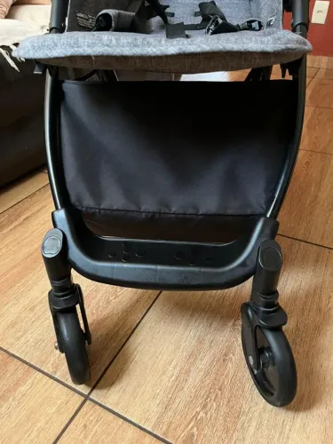 Carrinho bebê Berço Passeio (0 à 15 Kg) - cinza - Bebelie.