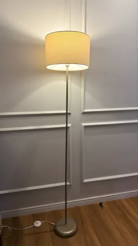 Luminária Piso Cúpula Abajur Chão Coluna