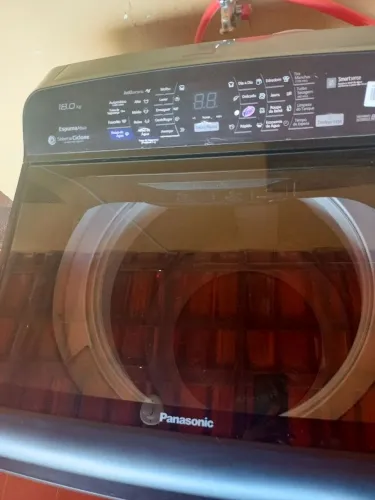 Máquina de lavar roupa Panasonic em promoção