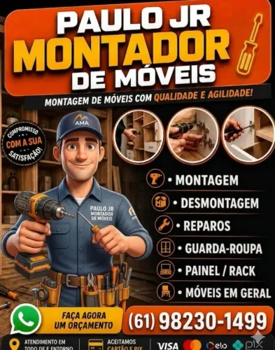 MONTADOR DE MÓVEIS WHATSAPP NO PERFIL 