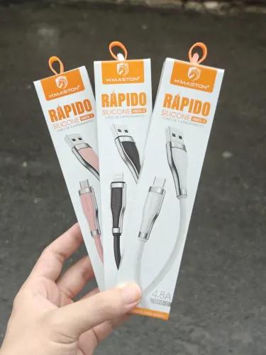 Cabo USB turbo iPhone, Tipo C e iPhone