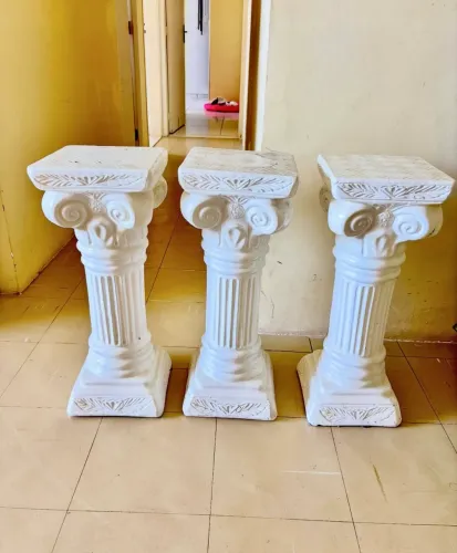 Colunas de gesso 