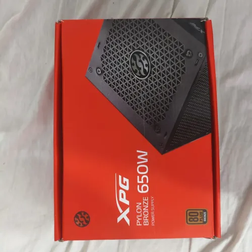 FONTE XPG PYLON 650W 80 PLUS BRONZE PDC ATIVO C/DEFEITO (LEIA O ANÚNCIO)