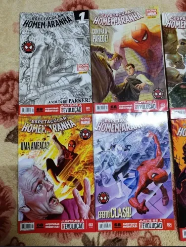 Hq Homem aranha nova marvel coleção completa
