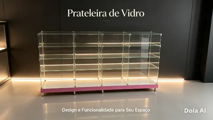 PRATELEIRA DE VIDRO