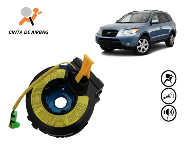 Cinta Fita Airbag Buzina Hyundai Santa Fé 2006 A 2013