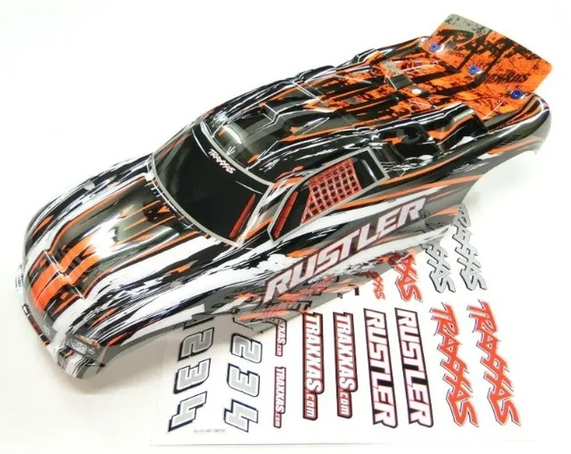 Bolha Original Traxxas Para Automodelo Rc Rustler 4x2 - Zerada!
