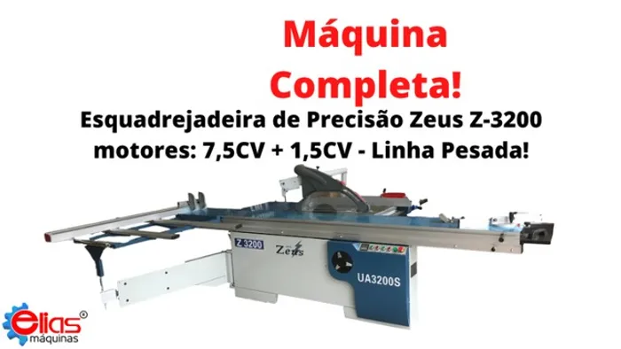 Esquadrejadeira de Precisão Zeus Z-3200S
