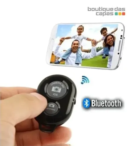 Controle Remoto Disparador Bluetooth Celular Foto Selfie samsung iphone ipad