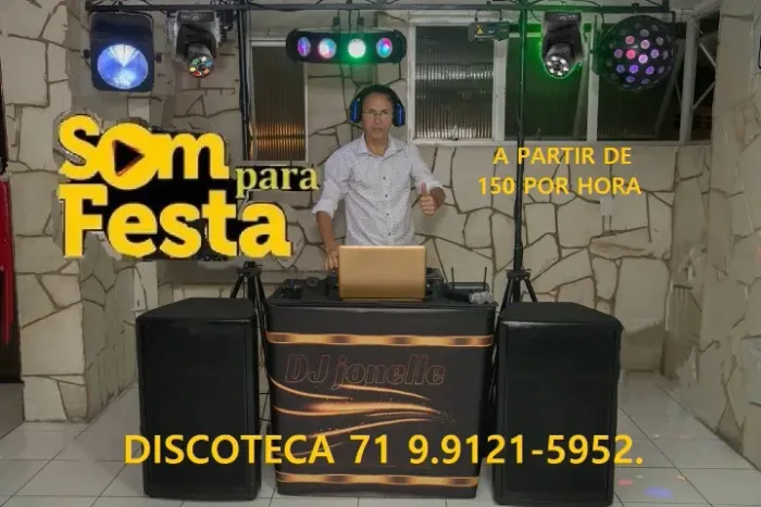 Dj para Festas e Eventos.  Produção com canhões Moving