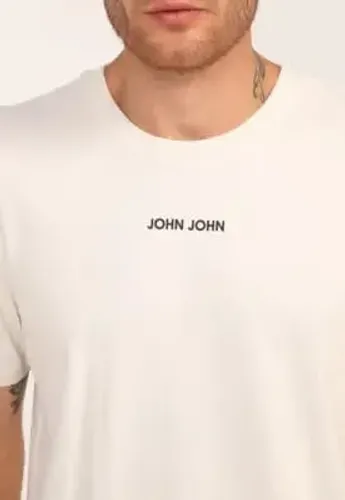 Camiseta John John Logo Branca
