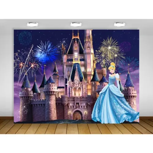 Painel em Lona Impressa - Fundo de Festa tamanho 2m x 2m