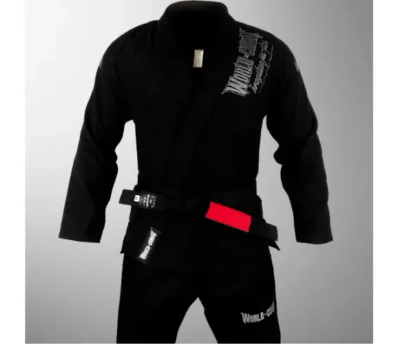 Kimono preto World combat jiu jitsu A3