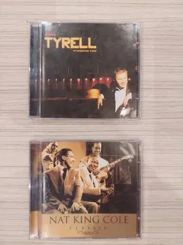 2 cd's Steve tyrell e Nat King Cole Seminovos