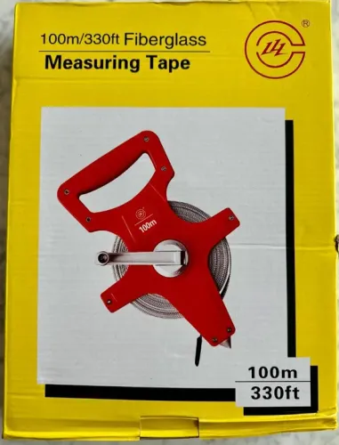 Trena Flexível De Fibra De Vidro Aberta 100 Metros Profissional