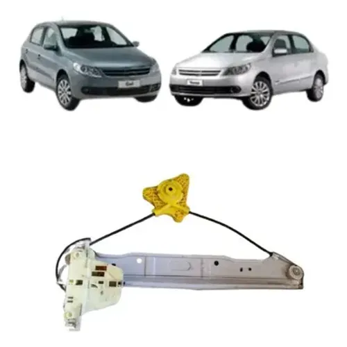 Maquina de vidro traseira LD manual original para Gol, Voyage G5, G6, G7, G8 2009 a 2023