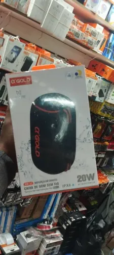 Caixa de som bluetooth 20w agold original