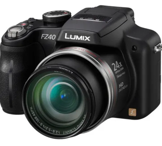 câmera digital panasonic fz40 lente lumix