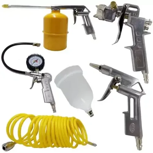 Kit Multiuso para Compressor com 5 Peças FortGroup
