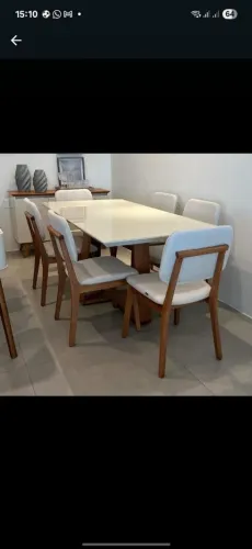 Mesa Jantar com 6 Cadeiras