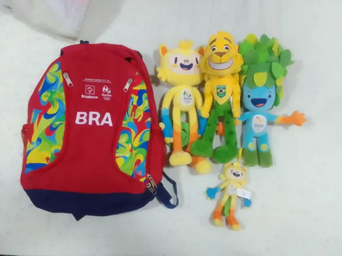 Os Mascotes das Olimpíadas Brasil. 