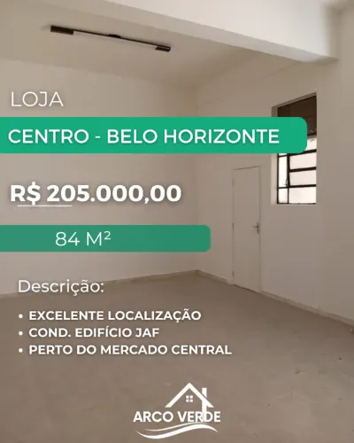 LOJA COMERCIAL - CENTRO BH