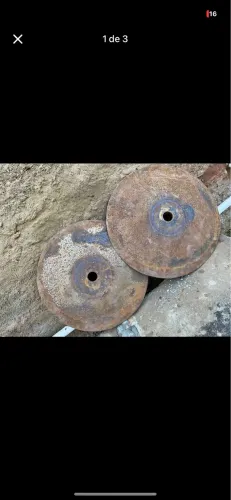 Discos de grade e arado