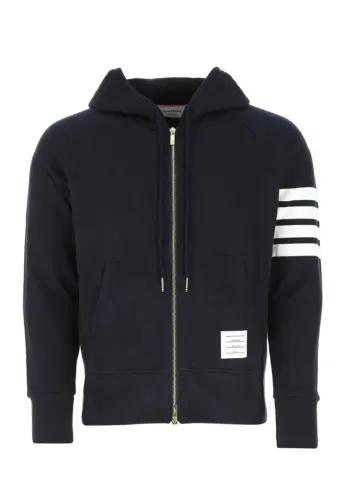 Moletom Thom Browne Azul Marinho com Listras