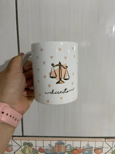 Xícara sublimada personalizada curso de Direito