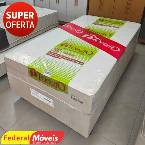 Cama Box Solteirão 1,08cm Nova Campeã de Vendas - Entregamos