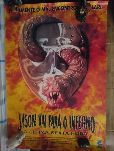 Cartaz cinema original Jason vai para o inferno