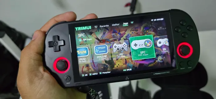 Trimui Smart Pro 64GB - Console portátil retro + acessórios