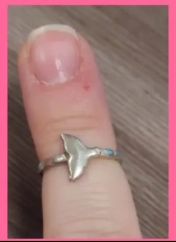 Anel Cauda de Sereia em Prata - Falange