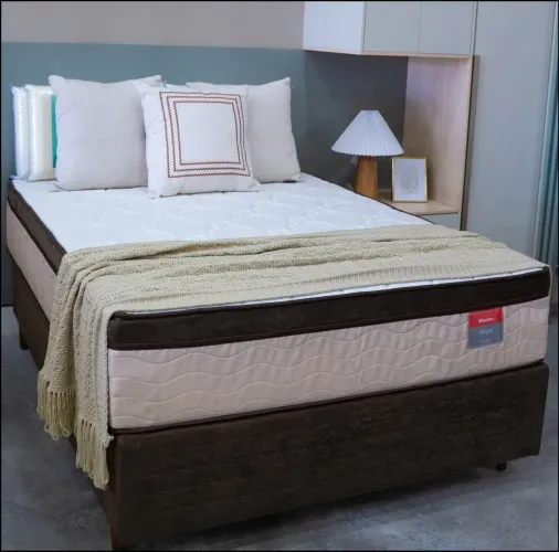 Cama Box Casal Molas Ensacadas Royal Reconflex - Novo e Embalado!!
