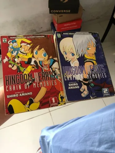 Mangás De Kingdom Hearts: Chain Of Memories 1 e 2
