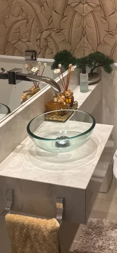 Bancada completa para lavabo