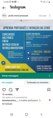 Concursos públicos 2025- curso de Português e Redação do zero no centro do RJ