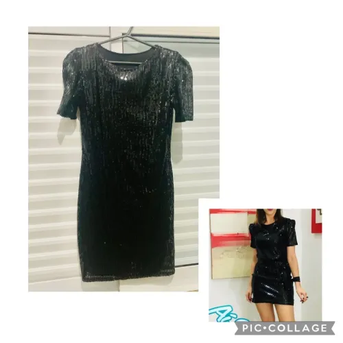 Vestido de Paetês Tam M