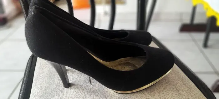 Scarpin Meia Pata Beira Rio número 37